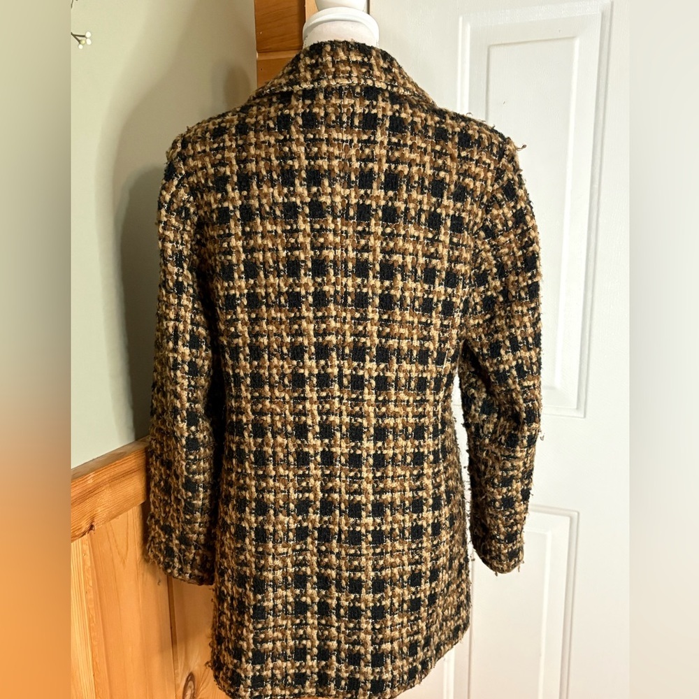 Carte double breasted wool blend coat. Size M - Picture 3 of 9